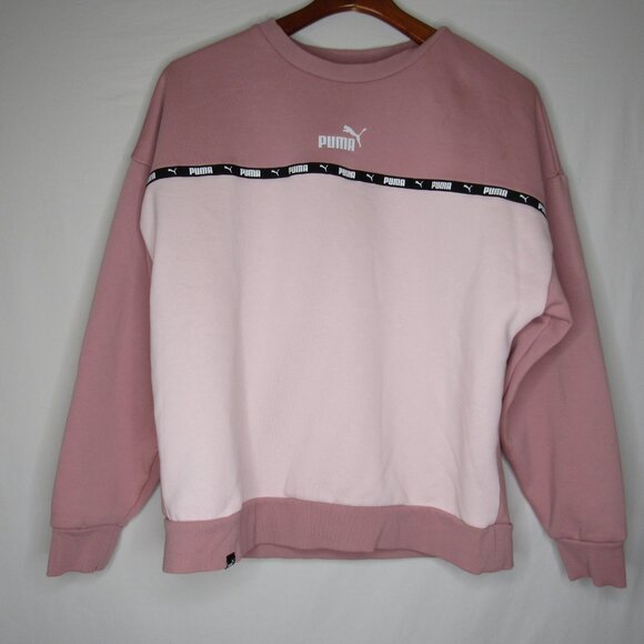 Puma Power Tape Pink Sweatshirt Women's L Large - Picture 7 of 9